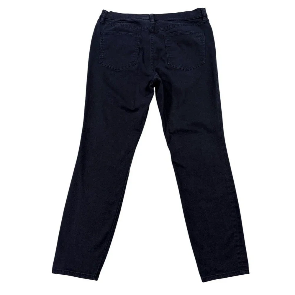 Tory Burch Navy Blue Stretch Pants Womens Size 31 Slim 5-Pocket Style 90001209
